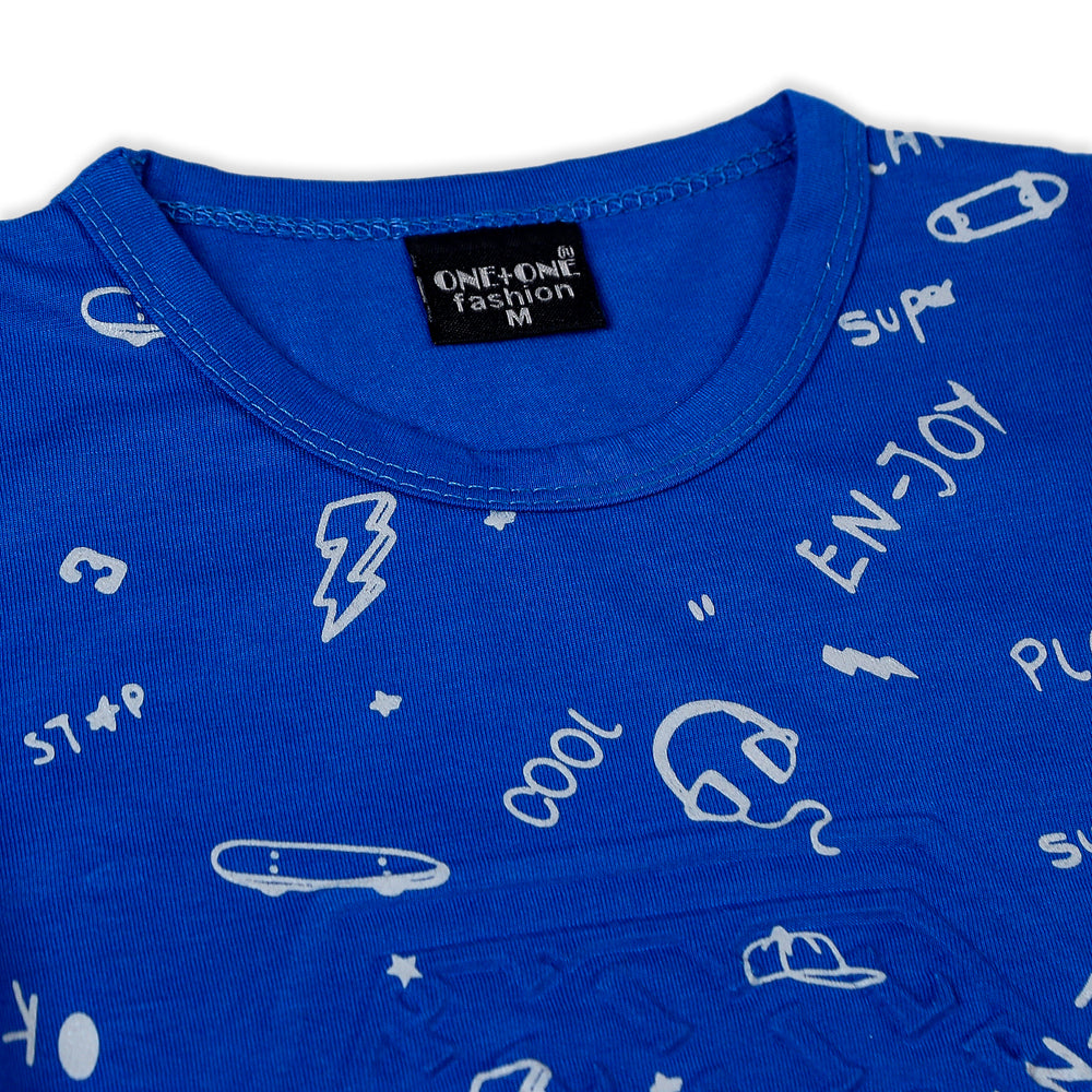 Boys Half Sleeves Suit - Royal Blue, Boys Sets & Suits, Chase Value, Chase Value