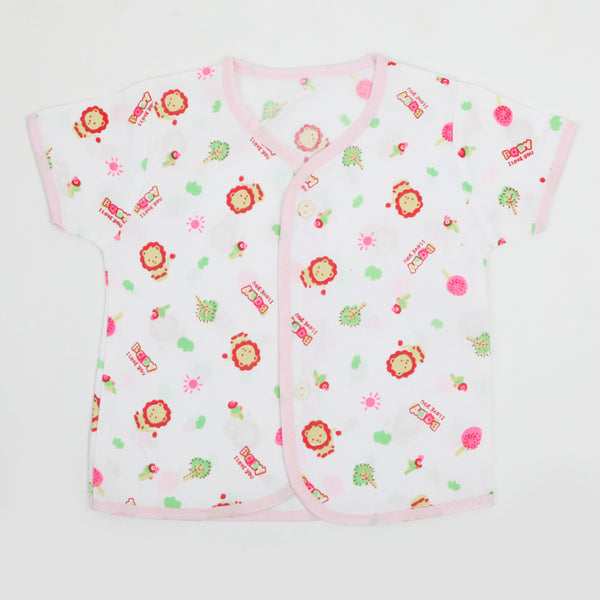 Newborn Boys Summer Vest - Baby Pink