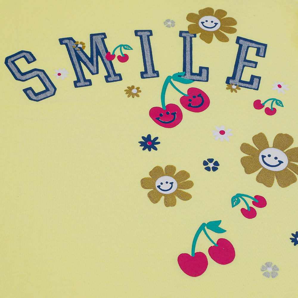 Girls Tight Half Sleeves Suit - Yellow, Girls Suits, Chase Value, Chase Value