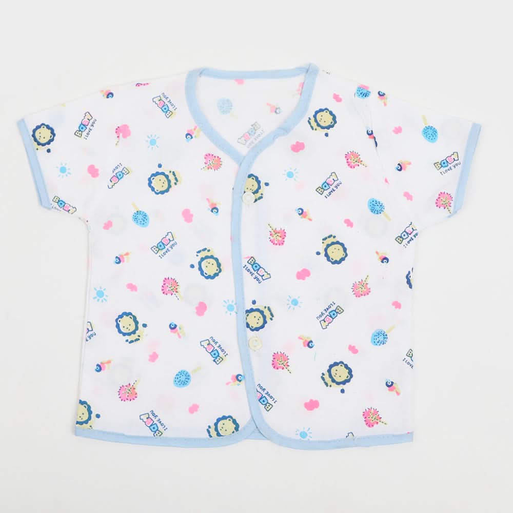 Newborn Boys Summer Vest - Blue, Newborn Boys Shirts & T-Shirts, Chase Value, Chase Value