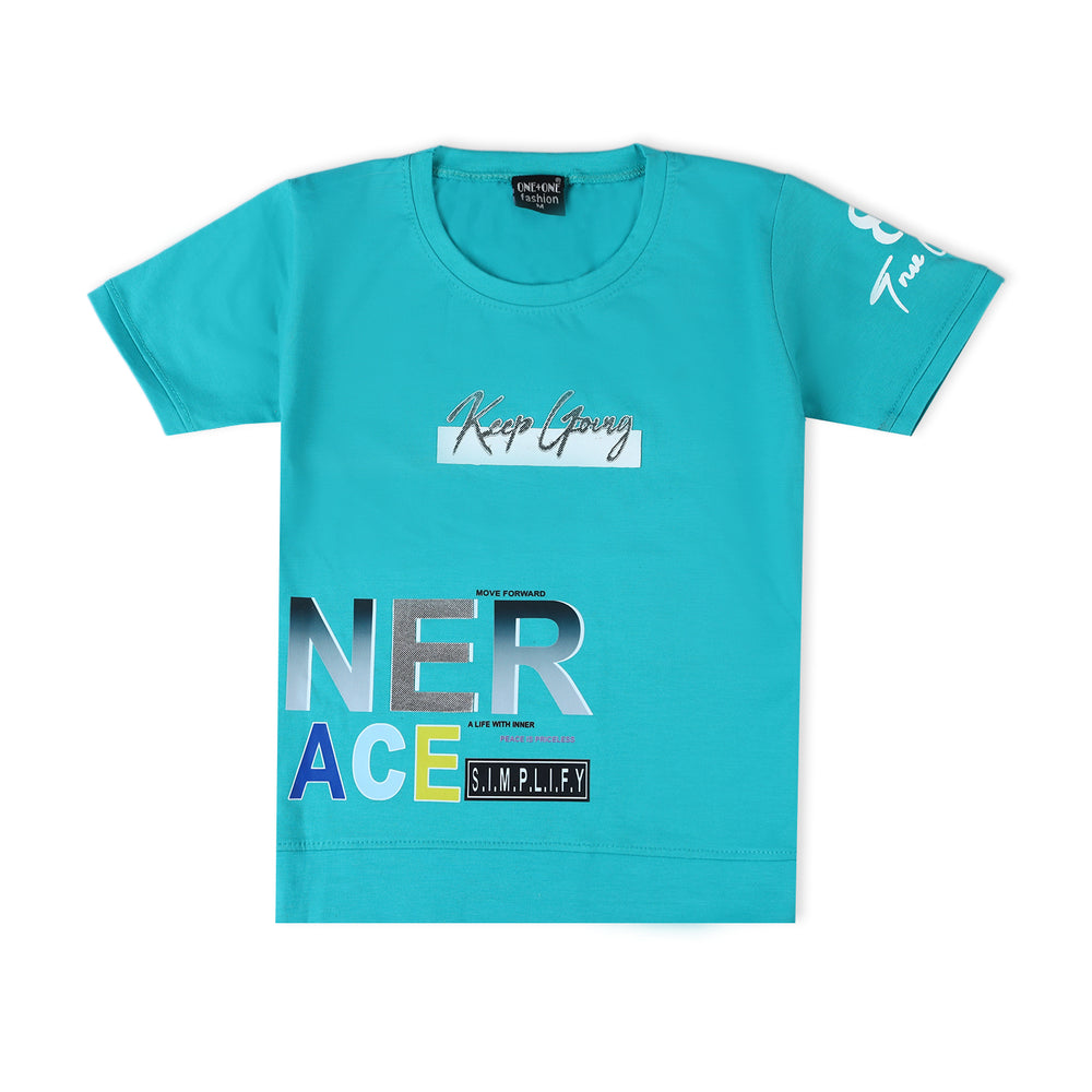 Boys Half Sleeves Suit - Green, Boys Sets & Suits, Chase Value, Chase Value