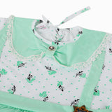 Girls Half Sleeves Suit - Cyan, Girls Suits, Chase Value, Chase Value