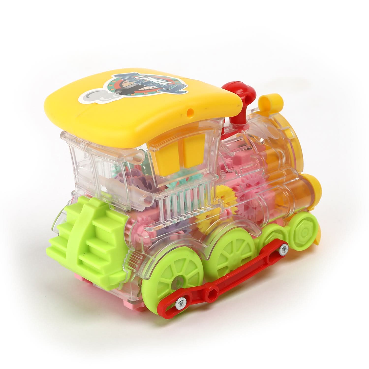 Transparent Train Toy With Light & Sound, Battery Operated Toys, Chase Value, Chase Value