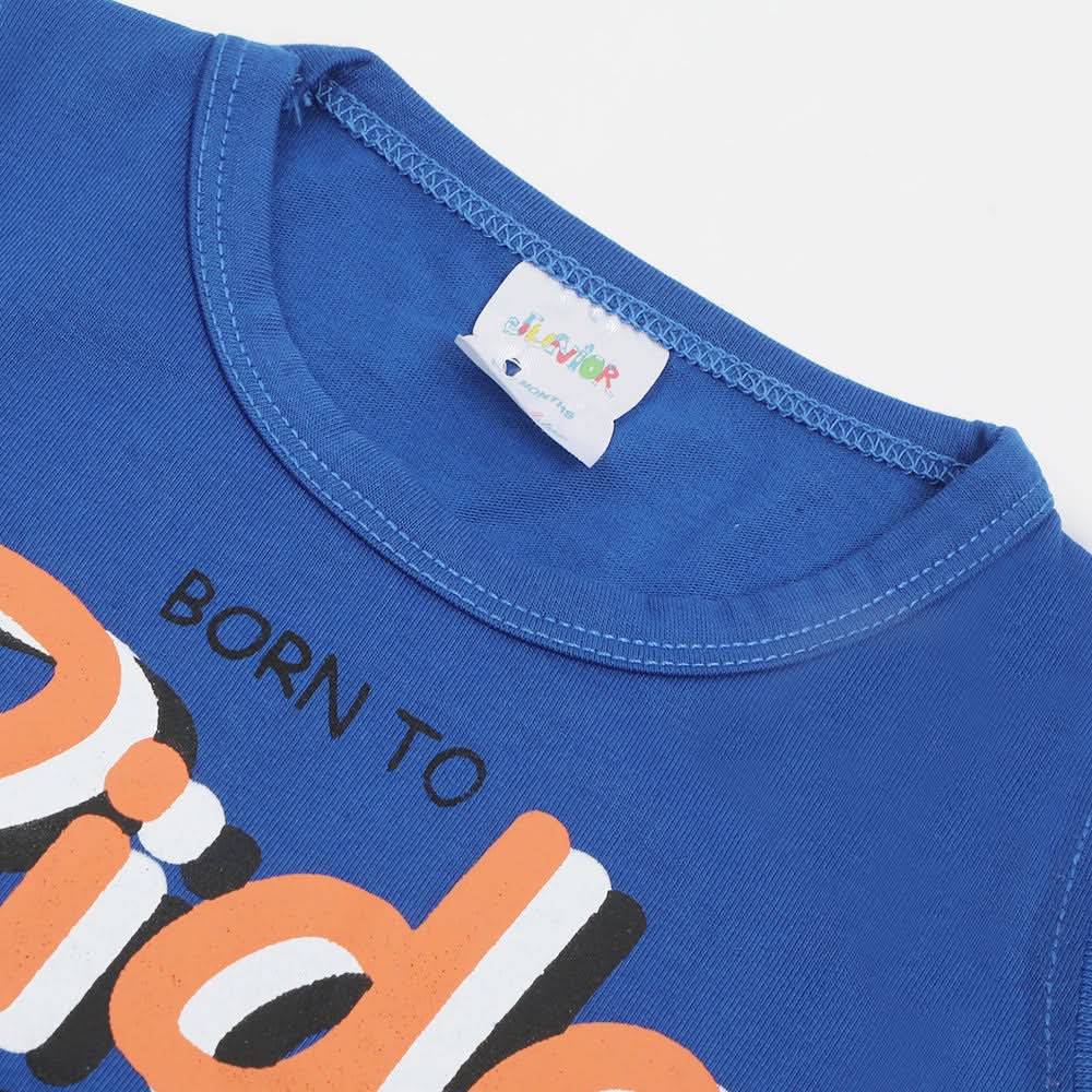 Newborn Boys Sando - Royal Blue, Newborn Boys Shirts & T-Shirts, Chase Value, Chase Value