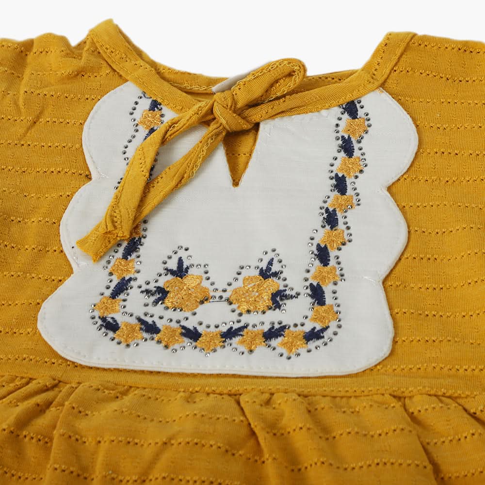 Girls Pajama Suit Cord Set - Mustard, Girls Suits, Chase Value, Chase Value