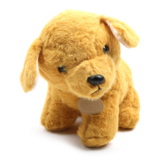 Brown Dog soft toy For Kids - Mustard