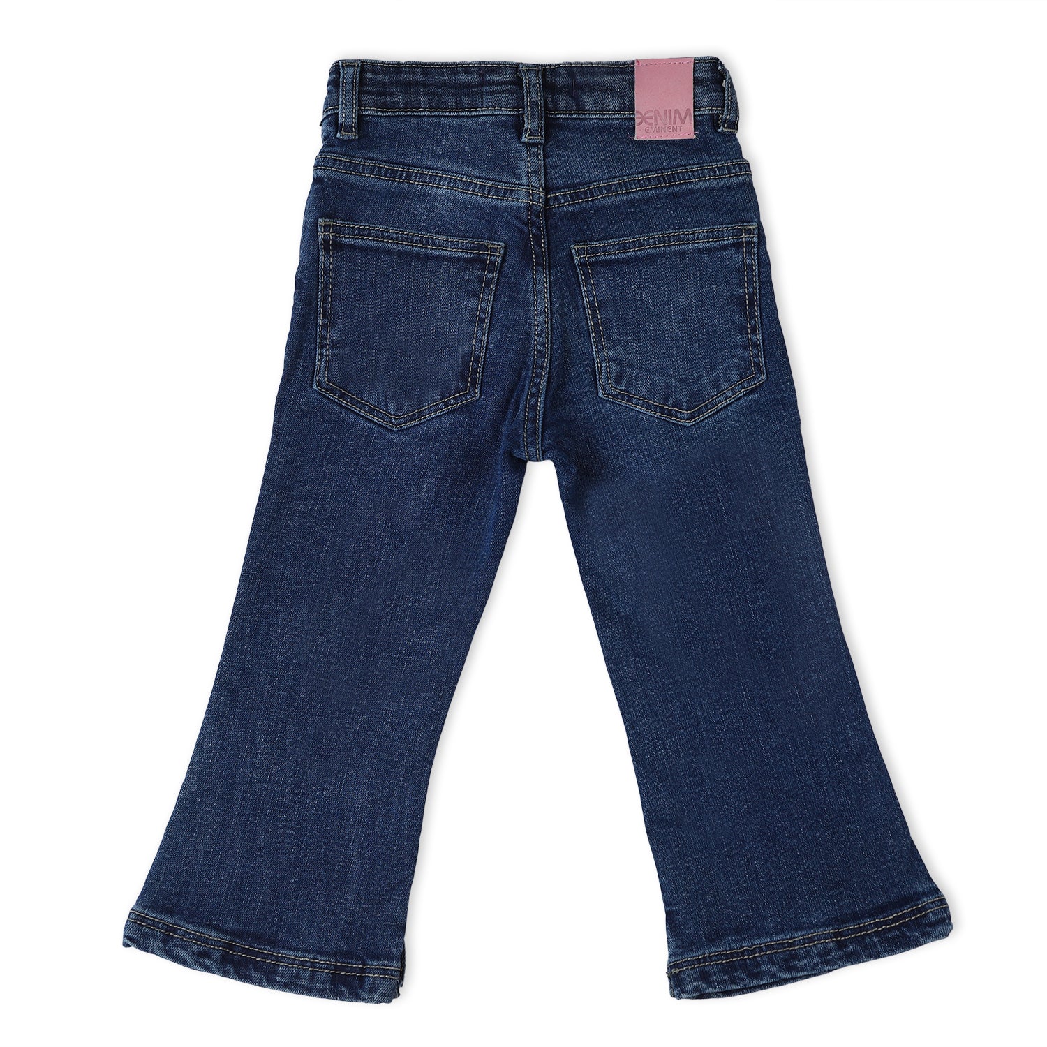 Eminent Girls Flared Denim Pant - Dark Blue, Girls Pants & Capri, Eminent, Chase Value