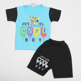 Newborn Boys Half Sleeves Suit - Blue, Newborn Boys Sets & Suits, Chase Value, Chase Value