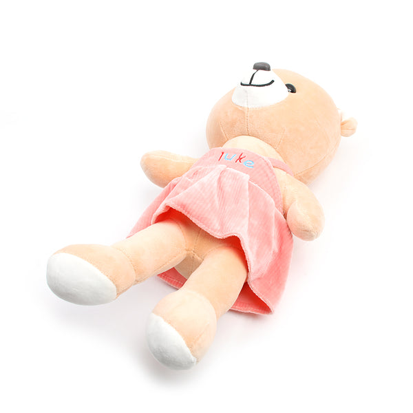 Stuff Toy Bear With Jacket - Pink