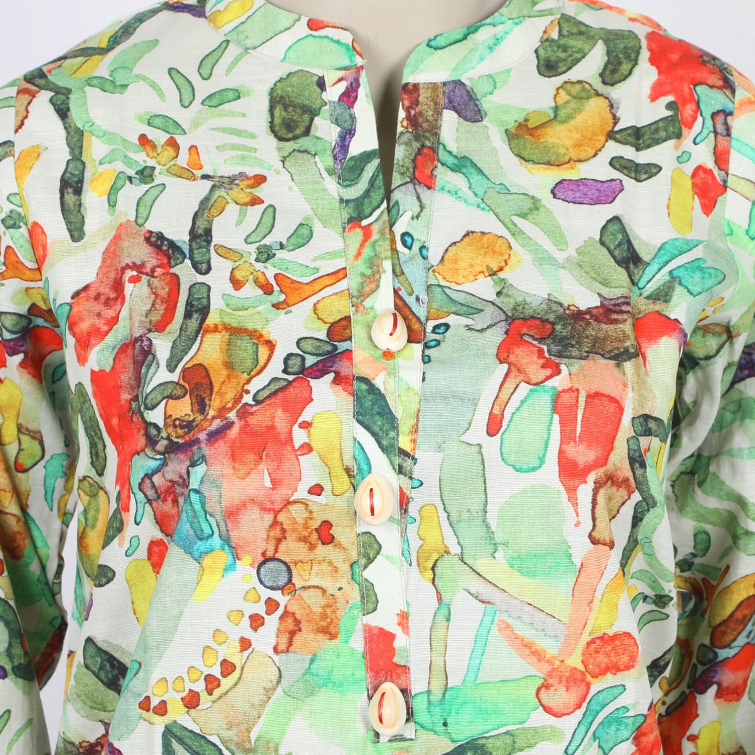 Women's Printed Khaddar 2pcs Suit - Green, Women Shalwar Suits, Chase Value, Chase Value