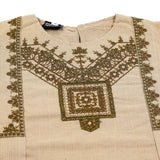 Girls Embrioded Shalwar Suit - Fawn, Girls Shalwar Kameez, Chase Value, Chase Value