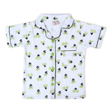 Valuable Girls Half  Sleeves Night Suit - Green, Girls Night Suit, Chase Value, Chase Value