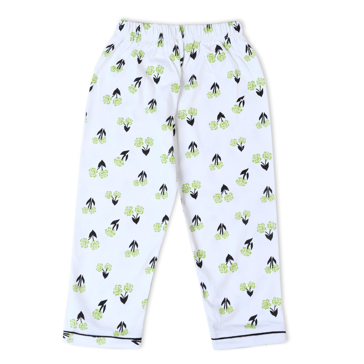 Valuable Girls Half  Sleeves Night Suit - Green, Girls Night Suit, Chase Value, Chase Value