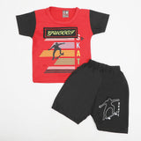 Newborn Boys Half Sleeves Suit - Red, Newborn Boys Sets & Suits, Chase Value, Chase Value