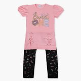 Girls Half Sleeves Suit - Pink, Girls Suits, Chase Value, Chase Value