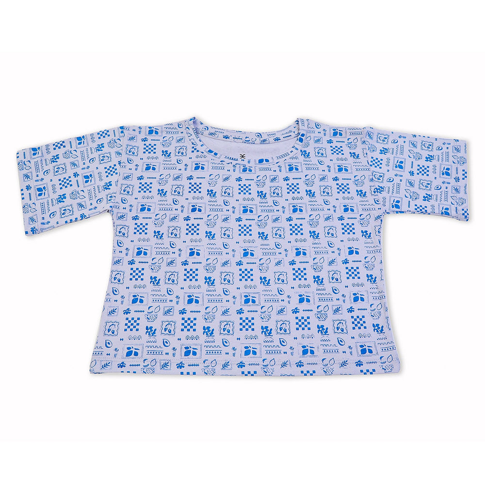 Eminent Girls Half Sleeves T-Shirt - Neon Blue, Girls T-Shirts, Eminent, Chase Value