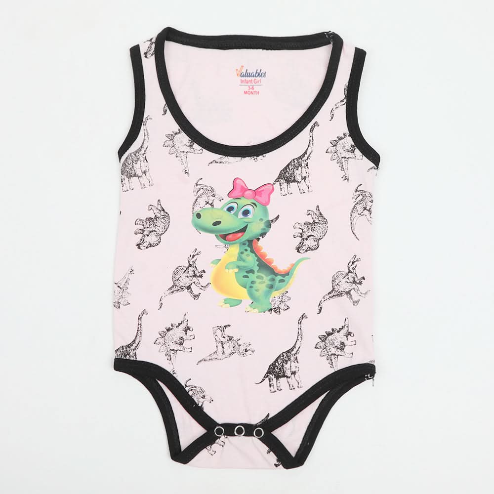 Newborn Girls Romper - Light Pink, Newborn Girls Rompers, Chase Value, Chase Value