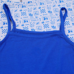 Eminent Girls Half Sleeves T-Shirt - Neon Blue