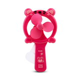 Hand Press Fan Pink Bear, Non Battery Operated Toys, Chase Value, Chase Value