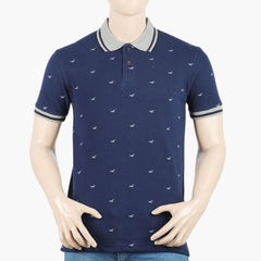 Men's Half Sleeves Polo T-Shirt - Navy Blue