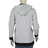 Women's Zipper Jacket - Black & White, Women Jackets, Chase Value, Chase Value