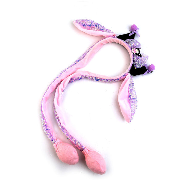 Fancy Hair Band - Large  - Pink & Purple