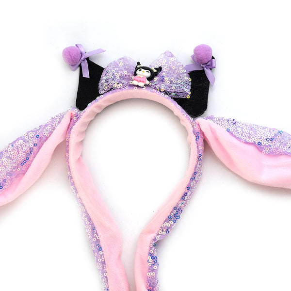Fancy Hair Band - Large  - Pink & Purple