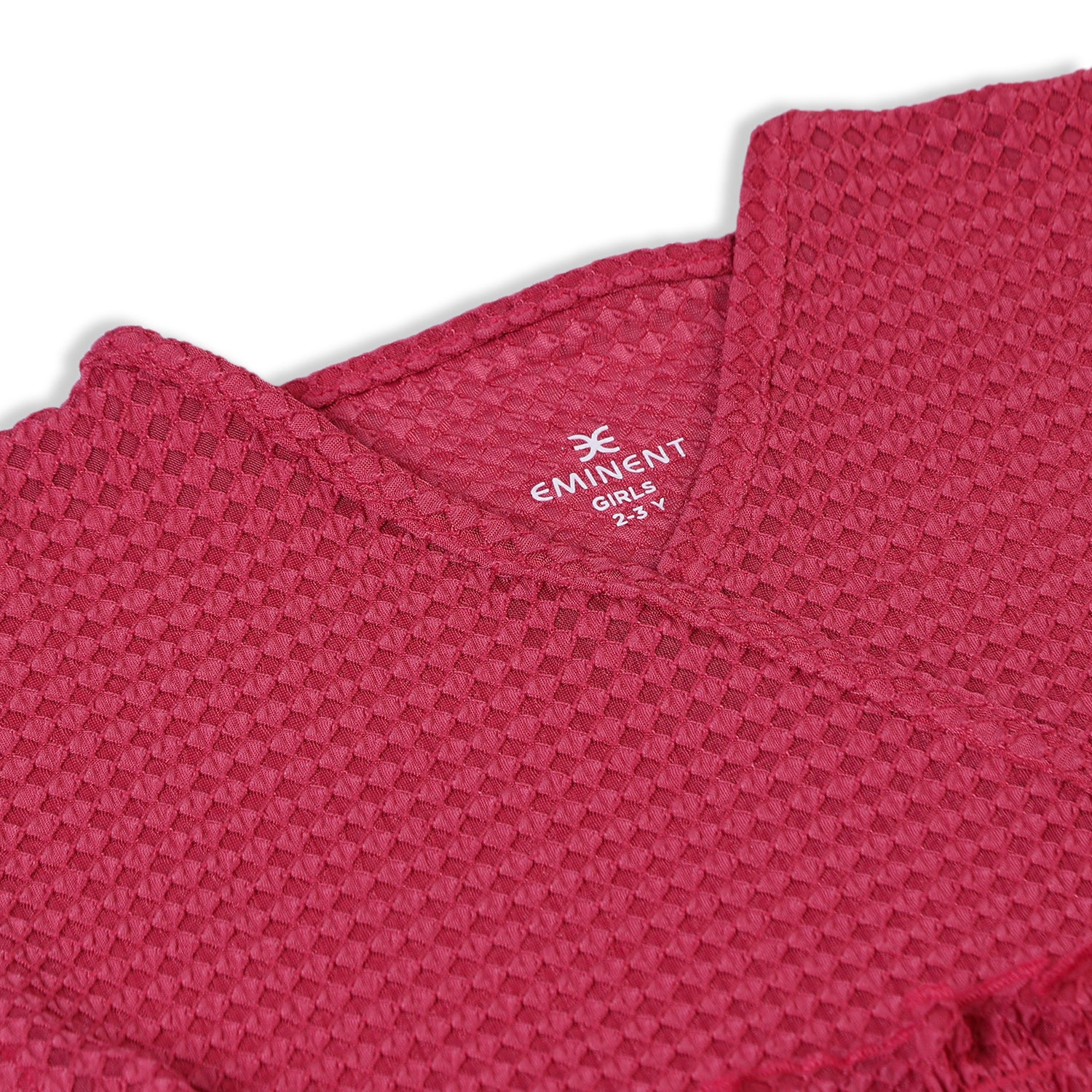 Eminent Girls Half Sleeves T-Shirt - Maroon, Girls T-Shirts, Eminent, Chase Value