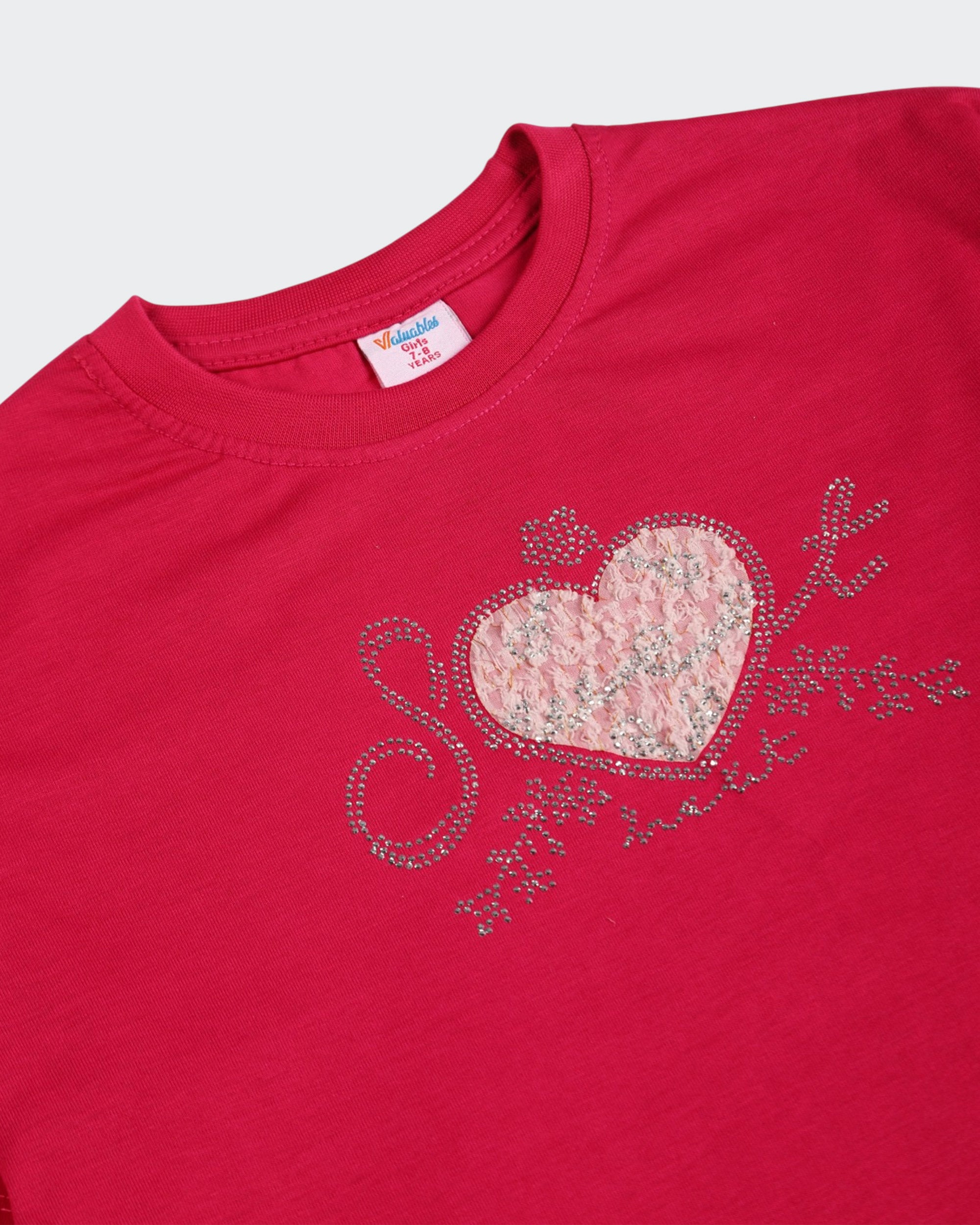 Valuables Girls' Half Sleeve Printed T-Shirt