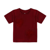 Eminent Girls Half Sleeves T-Shirt - Maroon, Girls T-Shirts, Eminent, Chase Value