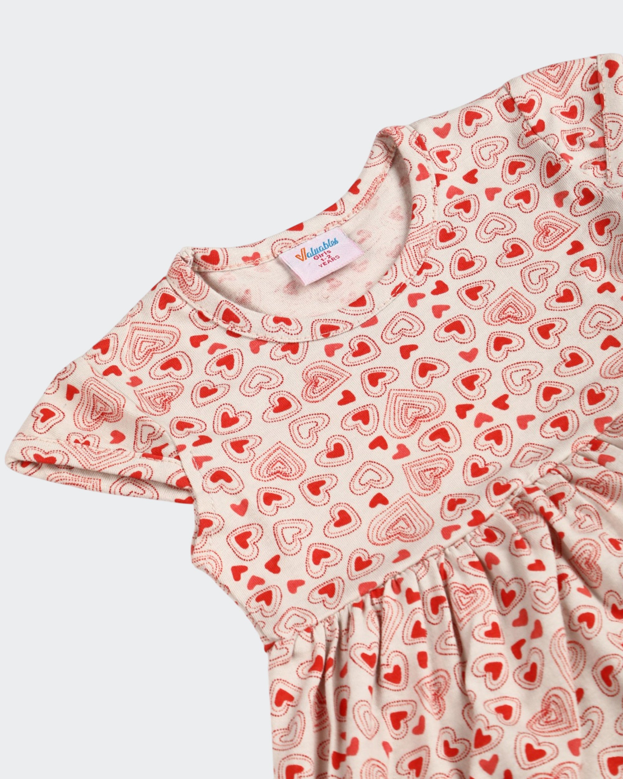 Valuables Girls' Printed Frock