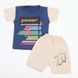 Newborn Boys Half Sleeves Suit - Blue, Newborn Boys Sets & Suits, Chase Value, Chase Value