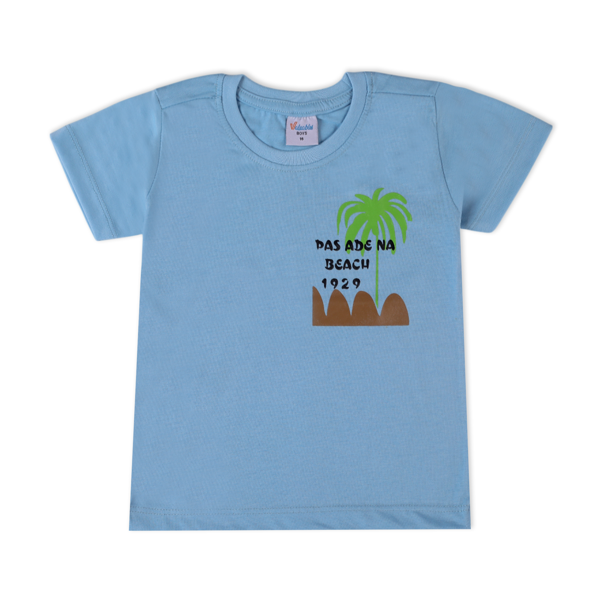 Boys Half Sleeves T-Shirt - Blue - Blue, Boys T-Shirts, Chase Value, Chase Value
