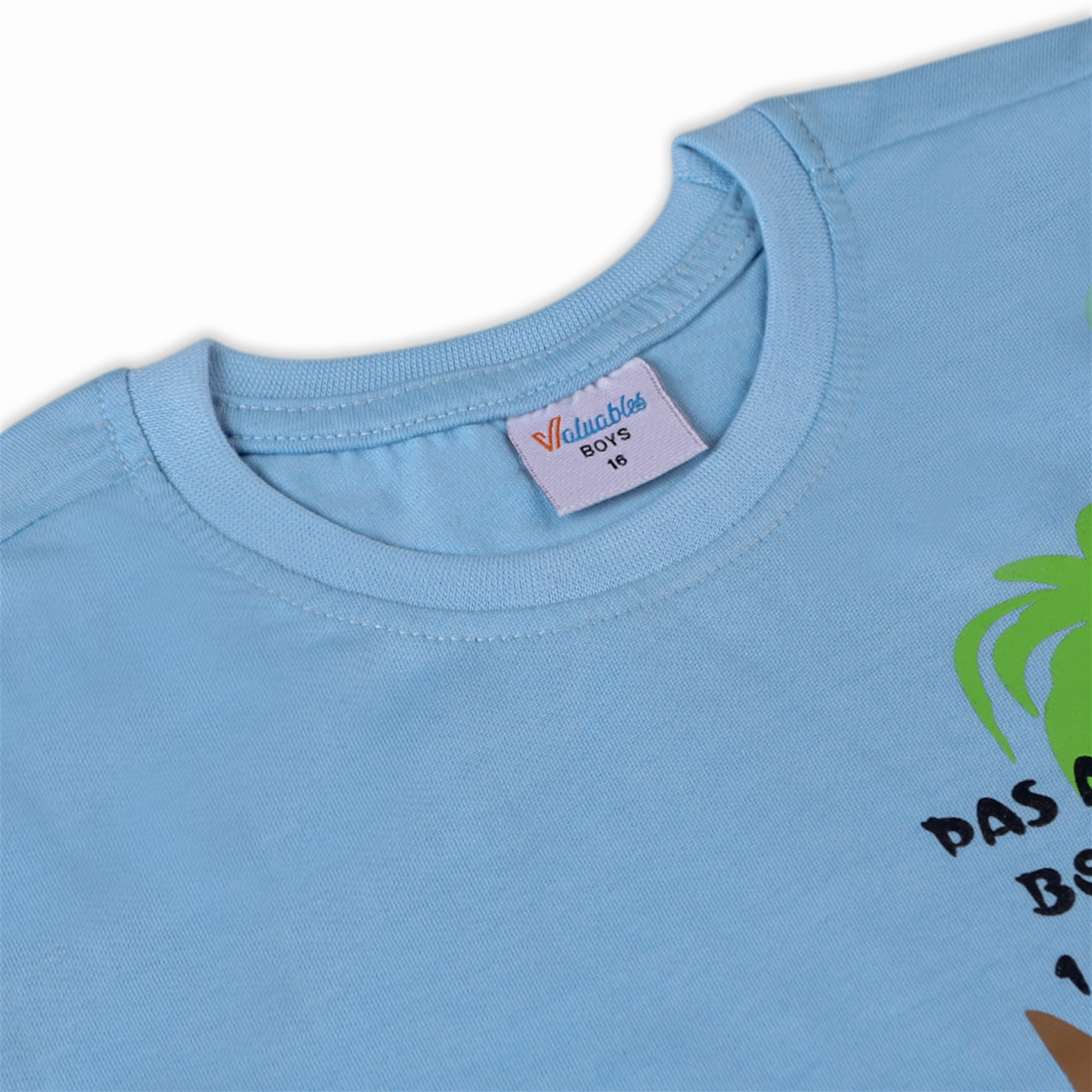 Boys Half Sleeves T-Shirt - Blue - Blue, Boys T-Shirts, Chase Value, Chase Value