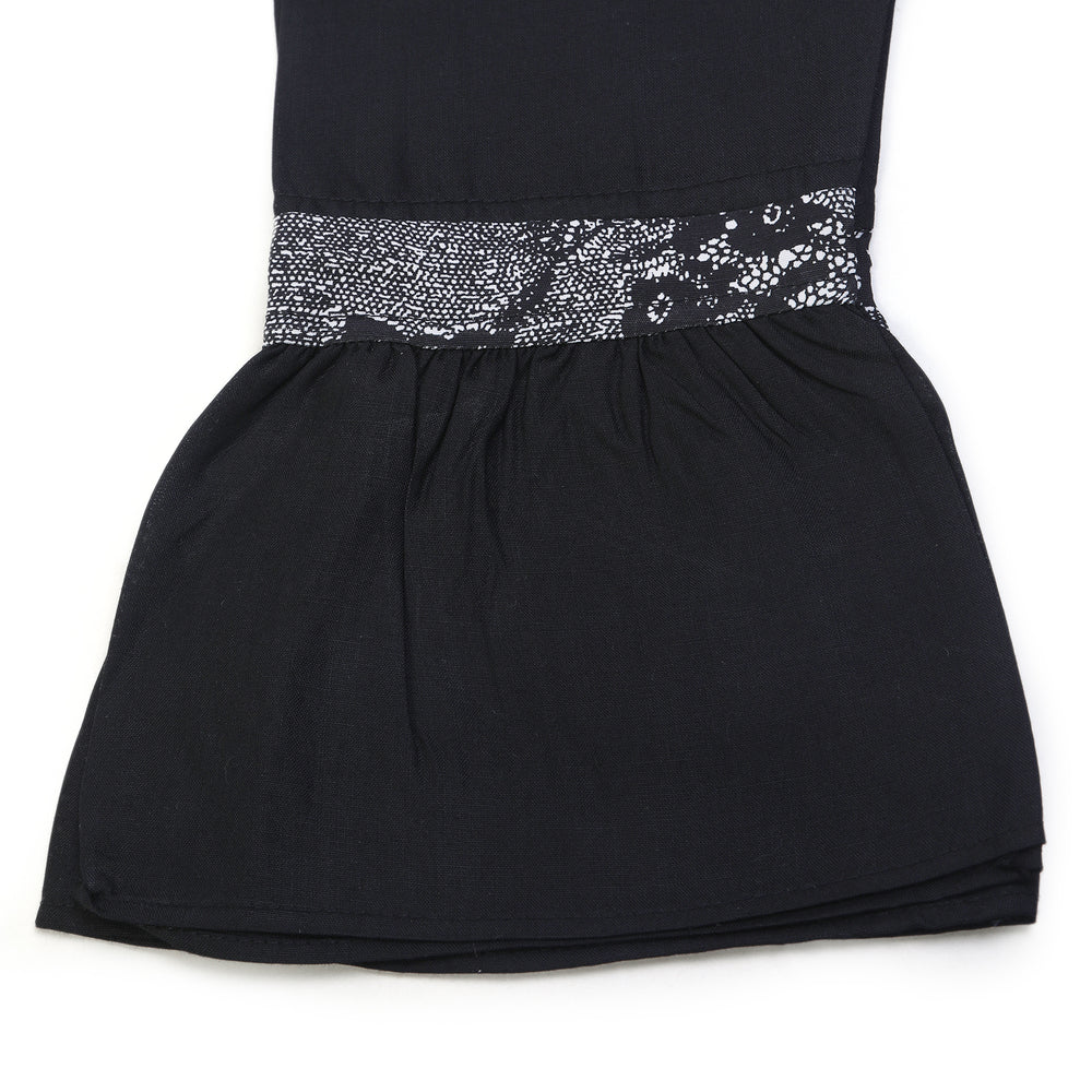 Girls Embroidered Shalwar Suit - Black, Girls Shalwar Kameez, Chase Value, Chase Value