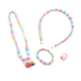 Elegant Beaded Necklace Mala & Bracelet For Girls - Multi Color, Girls Necklace & Chains, Chase Value, Chase Value