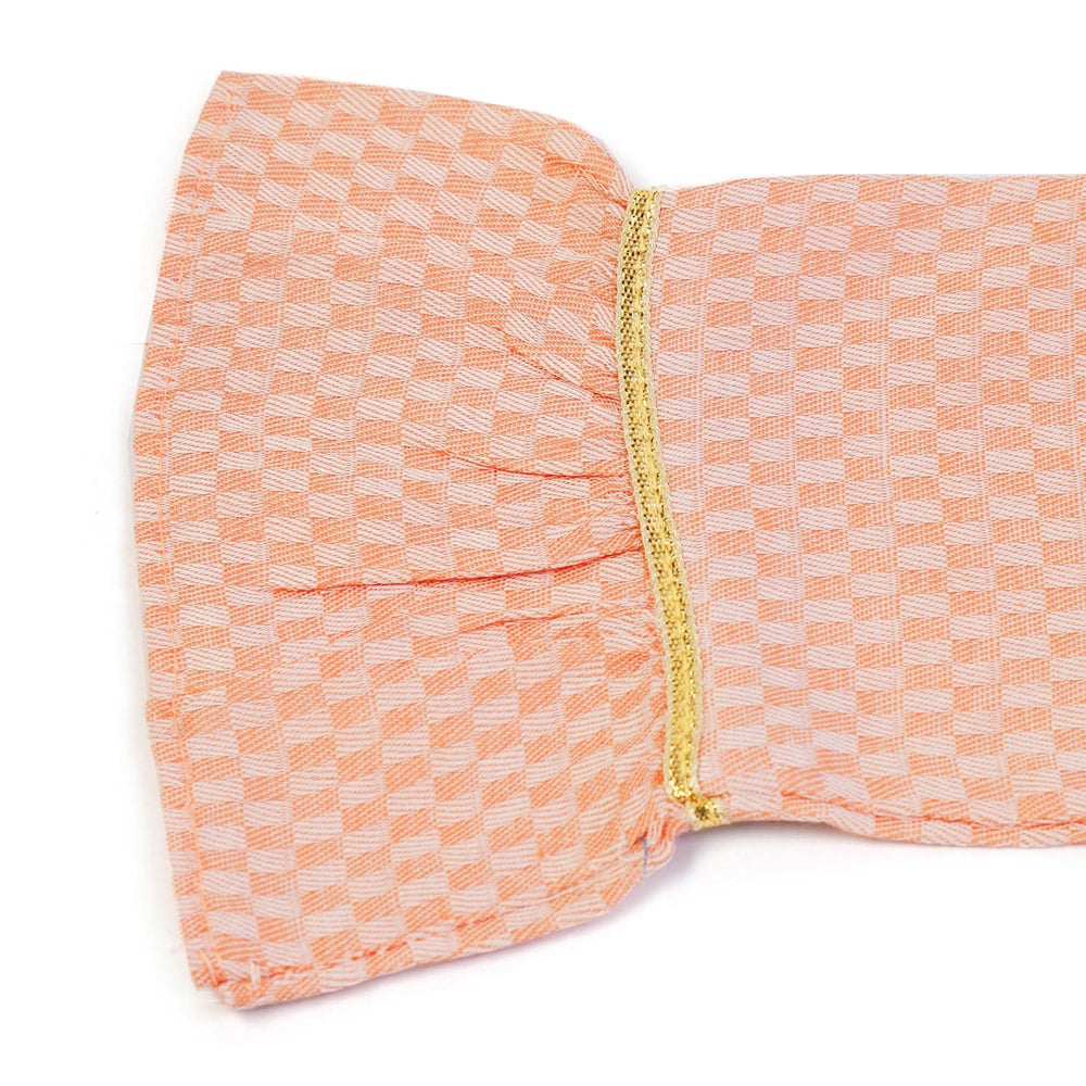 Girls Embroidered Shalwar Suit - Peach, Girls Shalwar Kameez, Chase Value, Chase Value