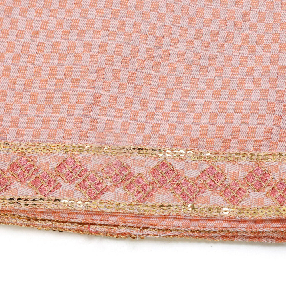 Girls Embroidered Shalwar Suit - Peach, Girls Shalwar Kameez, Chase Value, Chase Value