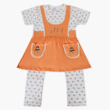 Girls Half Sleeves Suit - Orange, Girls Suits, Chase Value, Chase Value