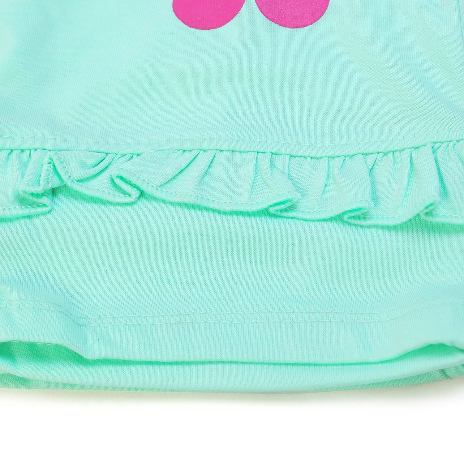 Girls Half Sleeves Suit - Light Green, Girls Suits, Chase Value, Chase Value