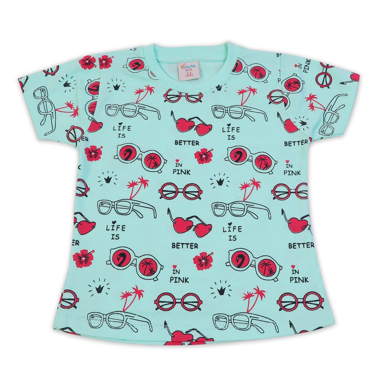 Girls Half Sleeves T-Shirt, Girls T-Shirts, Chase Value, Chase Value
