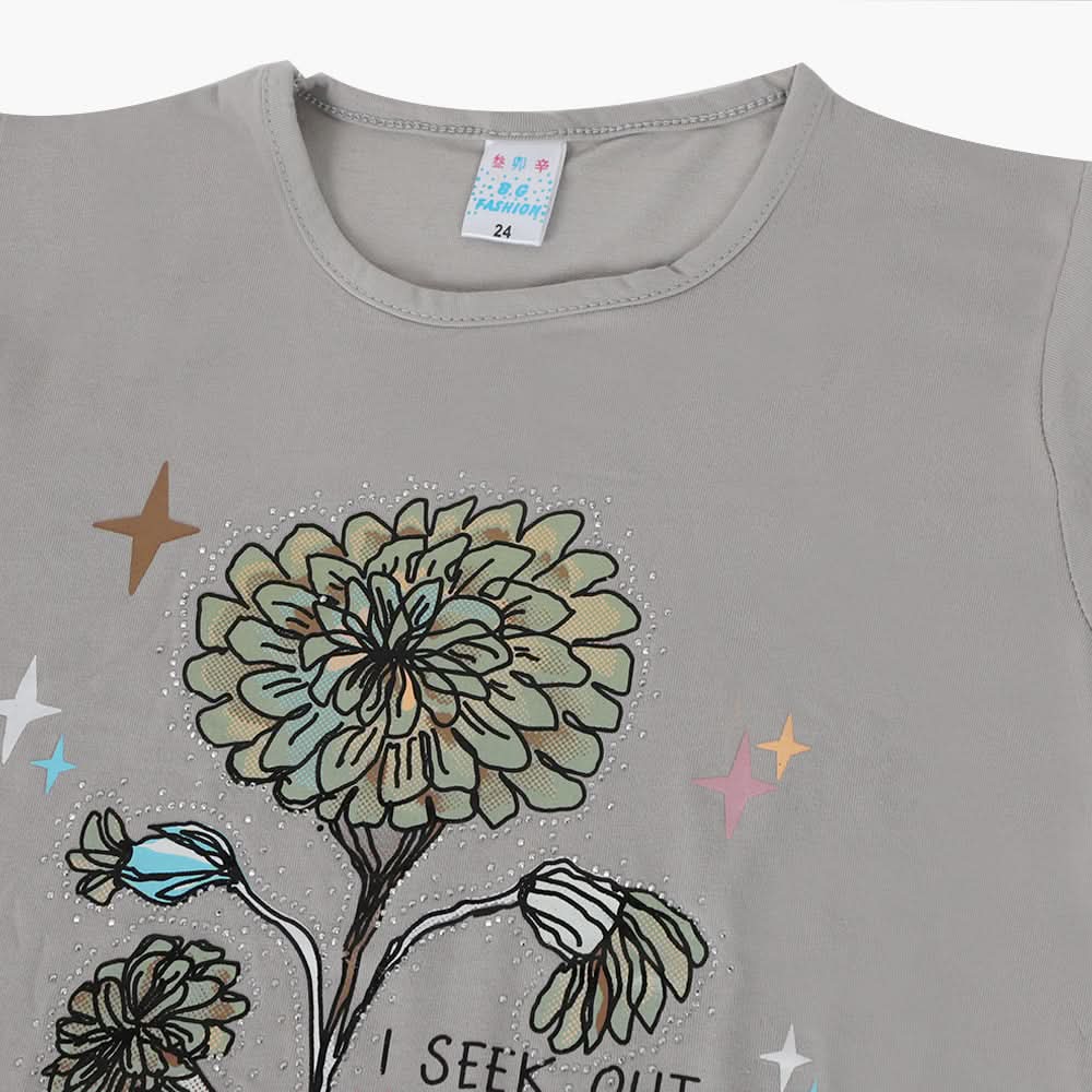 Girls Half Sleeves Suit - Grey, Girls Suits, Chase Value, Chase Value