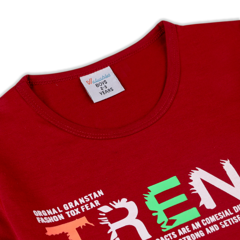 Valuable Boys Short Suit - Maroon, Boys Sets & Suits, Chase Value, Chase Value