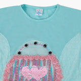 Girls Half Sleeves Suit - Sea Green, Girls Suits, Chase Value, Chase Value