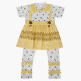 Girls Half Sleeves Suit - Yellow, Girls Suits, Chase Value, Chase Value