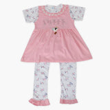 Girls Half Sleeves Suit - Pink, Girls Suits, Chase Value, Chase Value