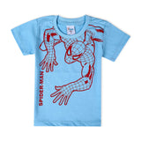 Boys Half Sleeves T-Shirt - Light Blue, Boys T-Shirts, Chase Value, Chase Value
