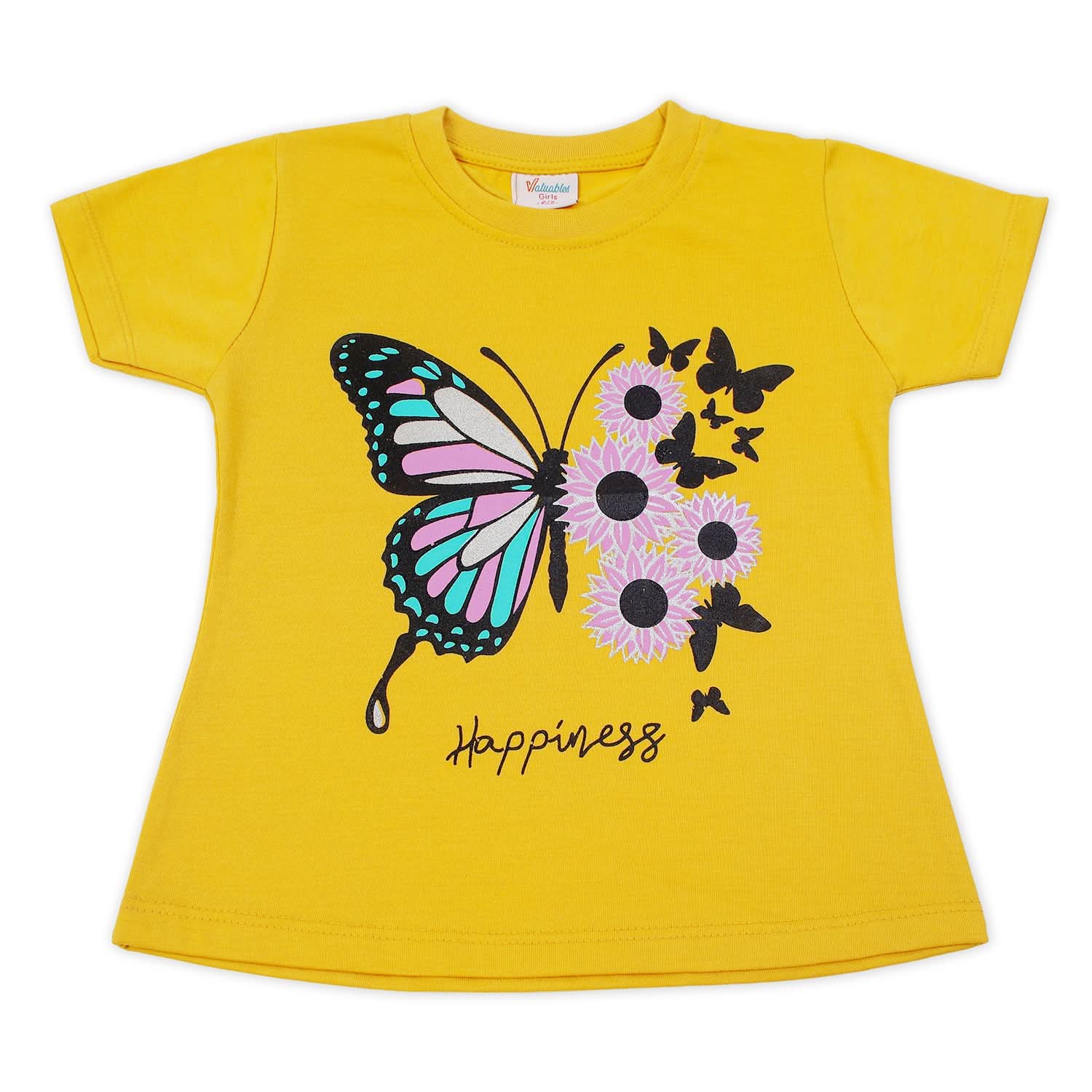 Girls Half Sleeves T-Shirt, Girls T-Shirts, Chase Value, Chase Value