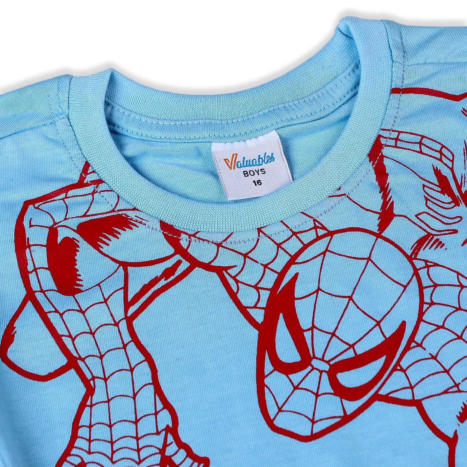 Boys Half Sleeves T-Shirt - Light Blue, Boys T-Shirts, Chase Value, Chase Value