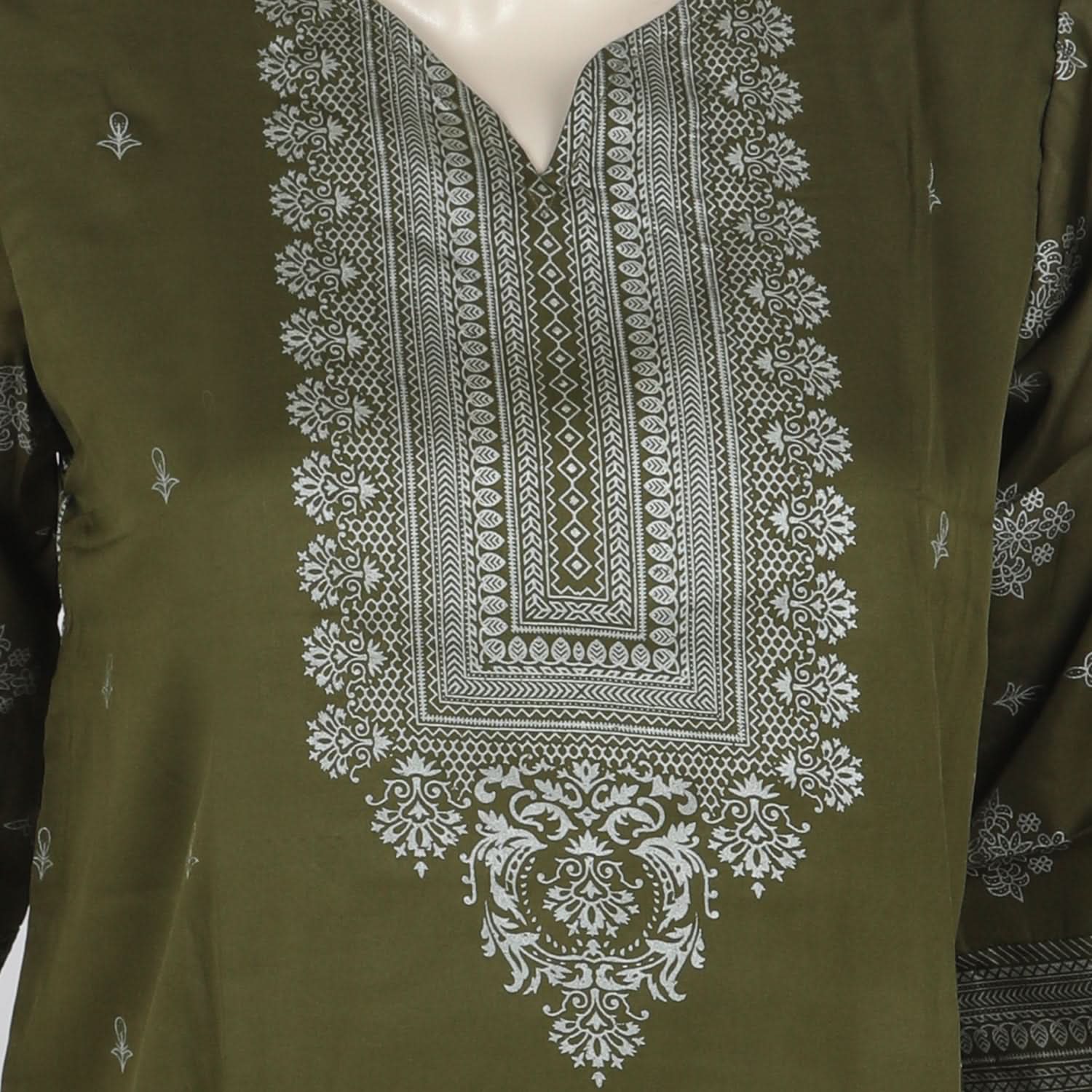 Women's 03pcs Stitched Suit - Dark Green, Women Shalwar Suits, Chase Value, Chase Value